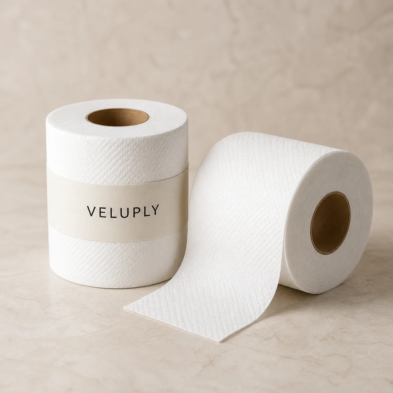 VELUPLY-branded Toilet Paper visual developed from matched source product 1600683619400