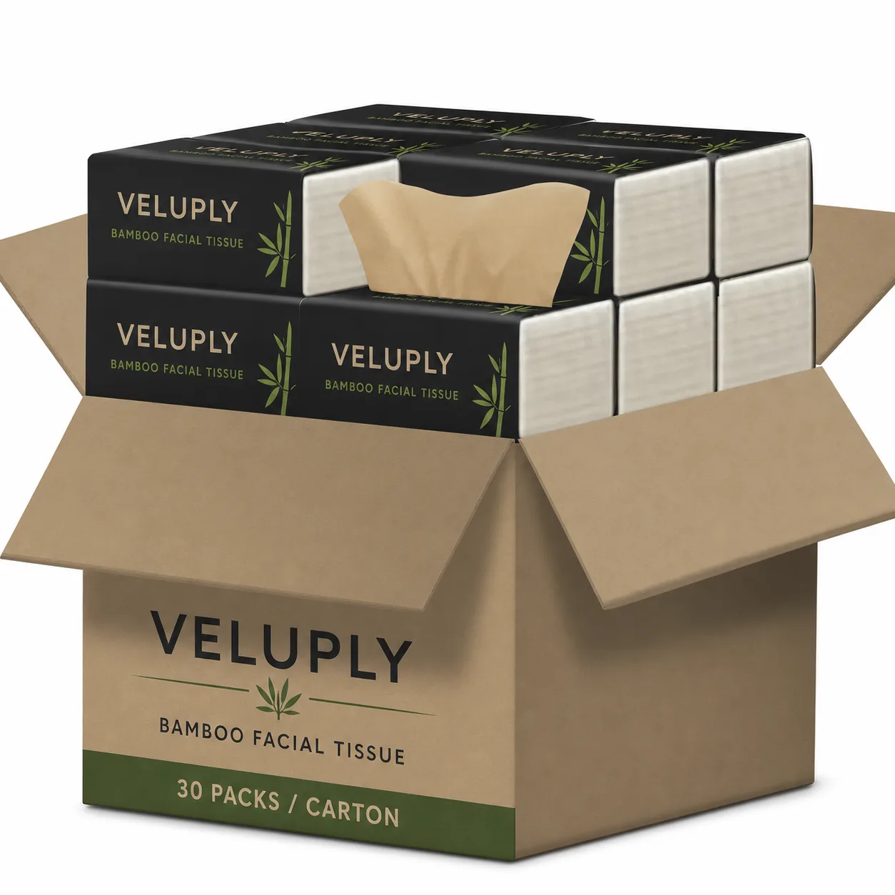 VELUPLY bamboo tissue product format
