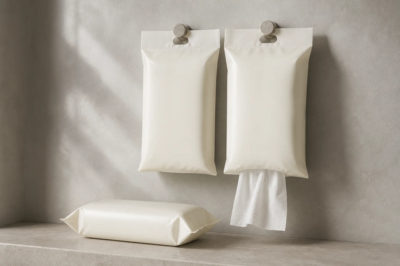 VELUPLY hanging tissue product format