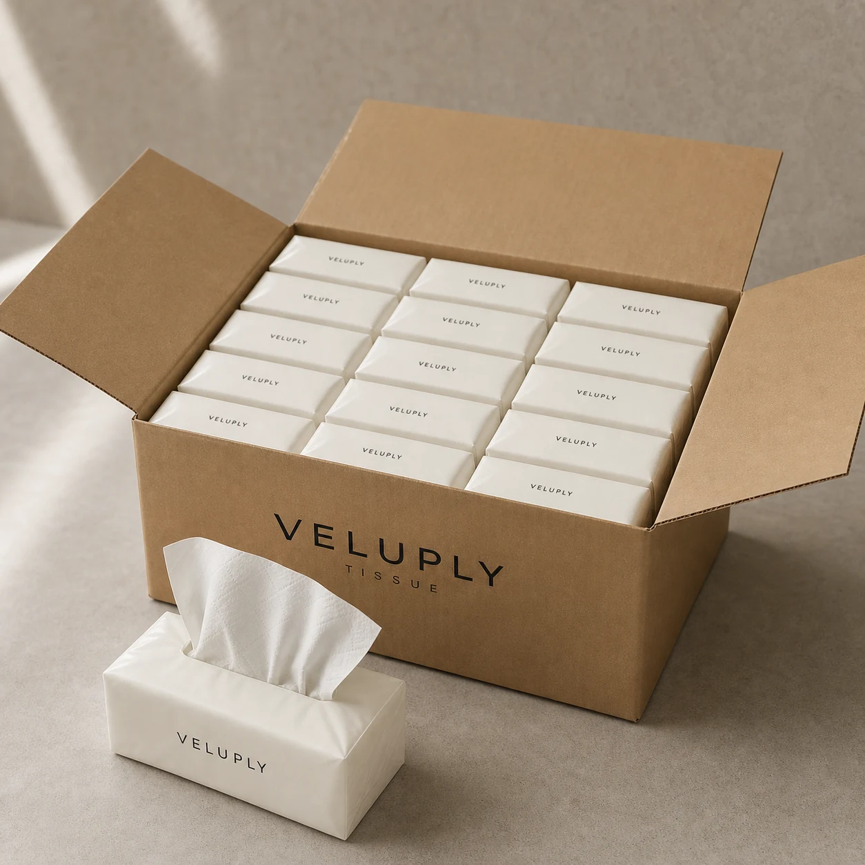 Box Facial Tissue format reference for VP-FT-005
