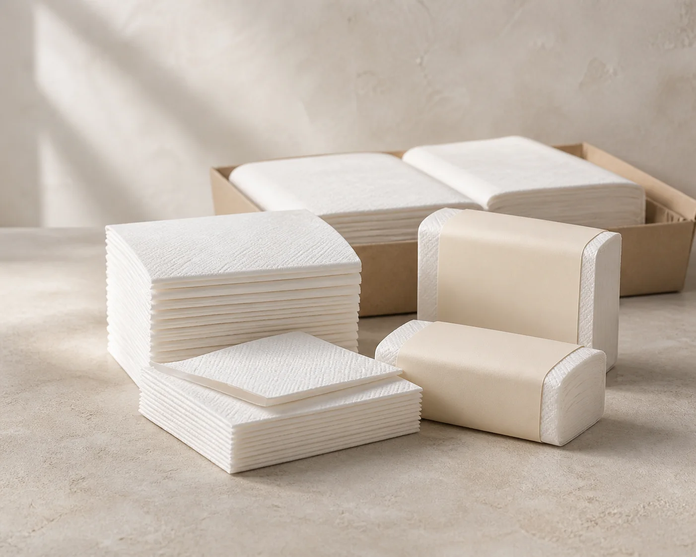 VELUPLY hospitality tissue product format